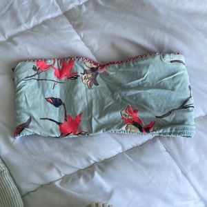 Maaji bandeau reversible bikini top